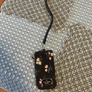 Auth Kate spade ID lanyard